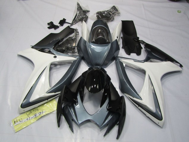 06-07 Grigio & Bianco GSXR 600-750 Carena Moto 06-07 Grigio & Bianco GSXR 600-750 Carena Moto