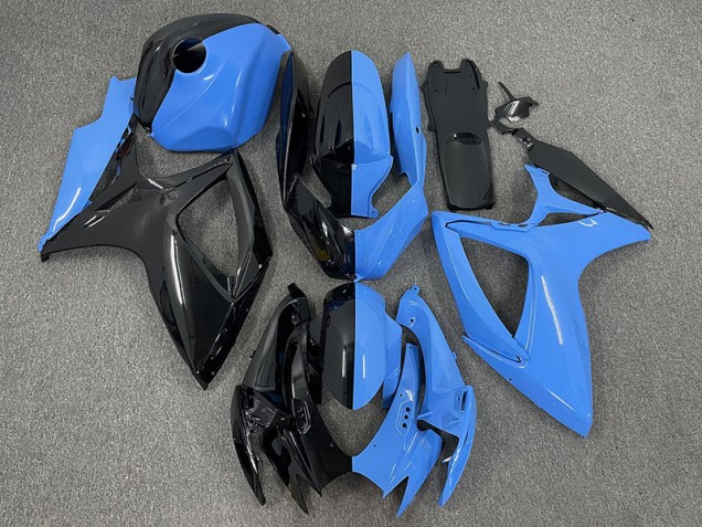 06-07 Metà Blu & Nero GSXR 600-750 Carena Moto 06-07 Metà Blu & Nero GSXR 600-750 Carena Moto