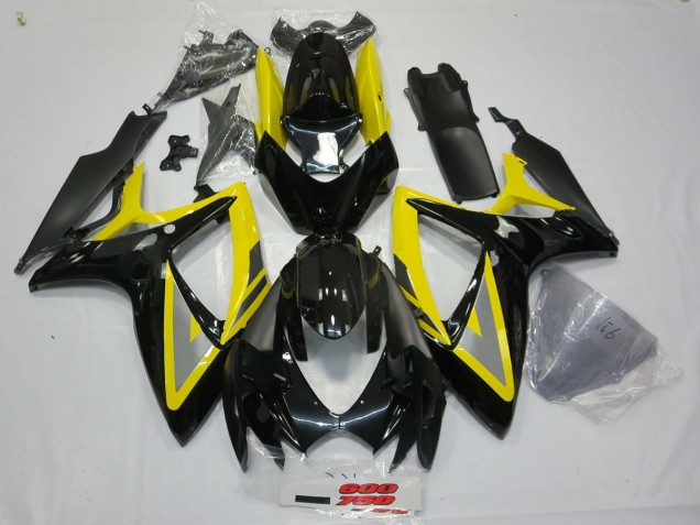 06-07 Nero & Giallo GSXR 600-750 Carena Moto 06-07 Nero & Giallo GSXR 600-750 Carena Moto