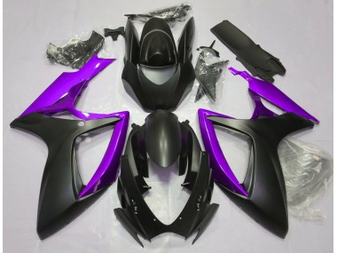 06-07 Nero Opaco & Viola GSXR 600-750 Carena Moto