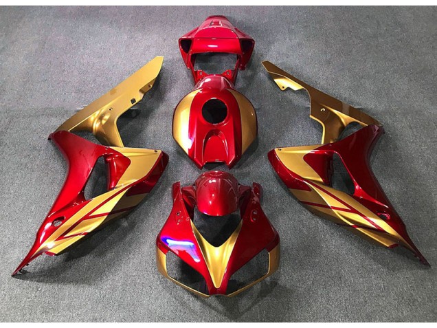 06-07 Rosso & Oro CBR1000RR Carena Moto 06-07 Rosso & Oro CBR1000RR Carena Moto