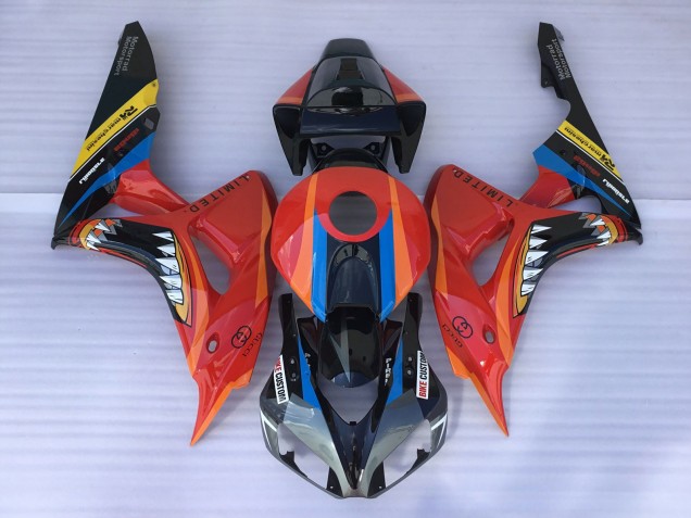 06-07 Squalo Rosso CBR1000RR Carena Moto 06-07 Squalo Rosso CBR1000RR Carena Moto
