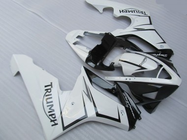 06-08 Bianco Argento & Nero Daytona 675 Carena Moto