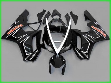 06-08 Nero Lucido Con Bianco Daytona 675 Carena Moto