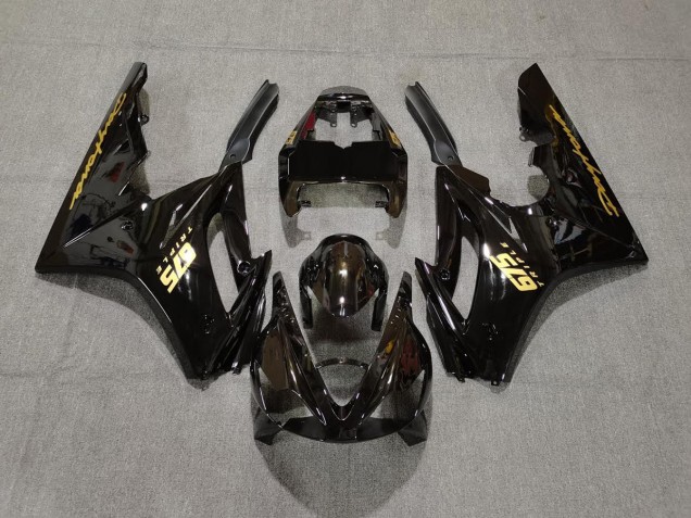 06-08 Nero Lucido & Oro Daytona 675 Carena Moto 06-08 Nero Lucido & Oro Daytona 675 Carena Moto
