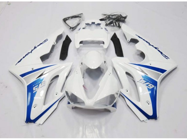 06-08 Stile Bianco & Blu Daytona 675 Carena Moto 06-08 Stile Bianco & Blu Daytona 675 Carena Moto