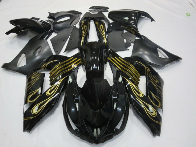 06-11 Oro Nero ZX14R Carena Moto 06-11 Oro Nero ZX14R Carena Moto