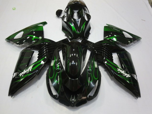 06-11 Verde Fiamma ZX14R Carena Moto 06-11 Verde Fiamma ZX14R Carena Moto