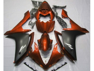 07-08 Arancio Lucido & Nero R1 Carena Moto
