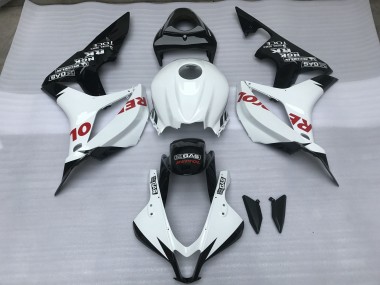 07-08 Bianco Lucido & Rosso Repsol CBR600RR Carena Moto