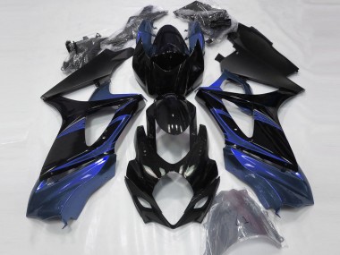 07-08 Blu & Nero Lucido GSXR 1000 Carena Moto