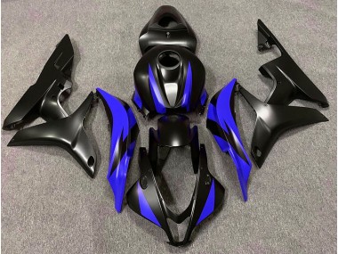 07-08 Design Nero Opaco & Blu CBR600RR Carena Moto