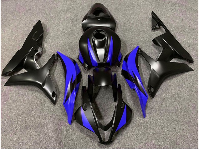 07-08 Design Nero Opaco & Blu CBR600RR Carena Moto 07-08 Design Nero Opaco & Blu CBR600RR Carena Moto