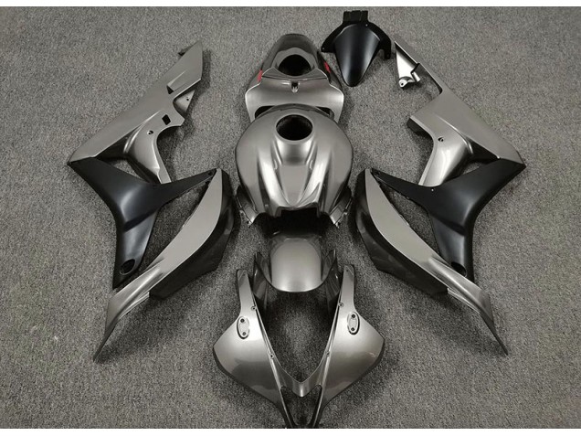 07-08 Grigio Lucido & Nero CBR600RR Carena Moto 07-08 Grigio Lucido & Nero CBR600RR Carena Moto