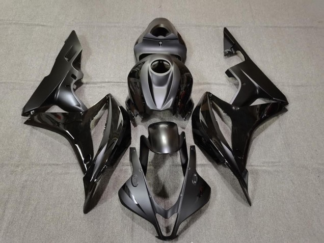 07-08 Nero Opaco & Lucido CBR600RR Carena Moto 07-08 Nero Opaco & Lucido CBR600RR Carena Moto