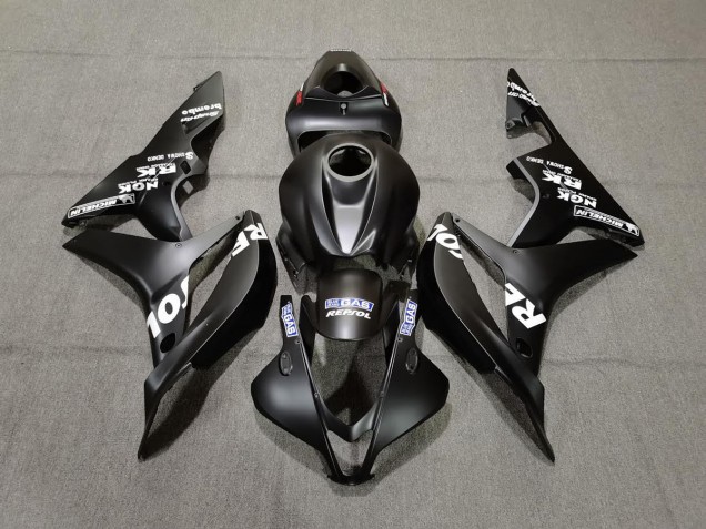 07-08 Nero Opaco Repsol CBR600RR Carena Moto 07-08 Nero Opaco Repsol CBR600RR Carena Moto