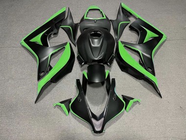07-08 Nero Opaco & Verde CBR600RR Carena Moto