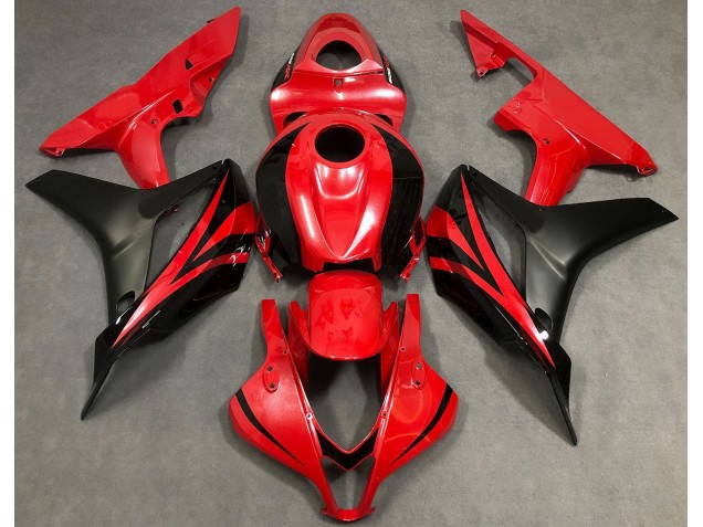 07-08 Rosso Perla & Nero CBR600RR Carena Moto 07-08 Rosso Perla & Nero CBR600RR Carena Moto