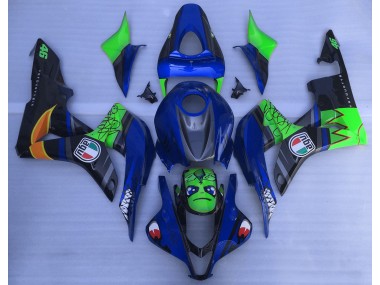 07-08 Squalo Blu & Verde CBR600RR Carena Moto
