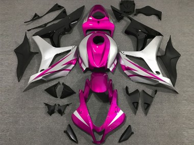 07-08 Stile OEM Rosa & Argento CBR600RR Carena Moto