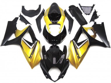 07-08 Stile Personalizzato OEM Giallo Oro GSXR 1000 Carena Moto