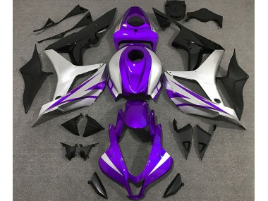 07-08 Stile Viola & Argento OEM CBR600RR Carena Moto