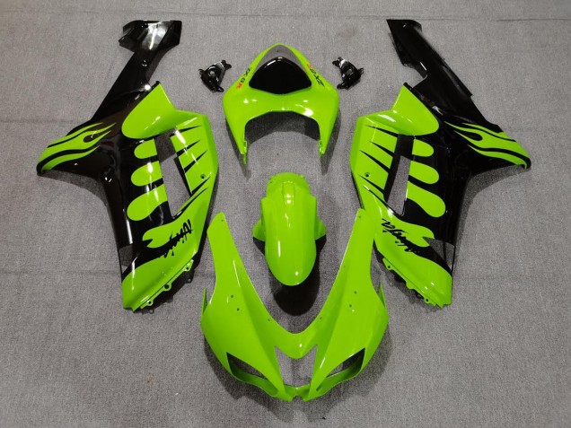 07-08 Verde Fiamma ZX6R Carena Moto 07-08 Verde Fiamma ZX6R Carena Moto