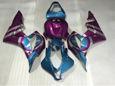 07-08 Viola & Azzurro Capitan America CBR600RR Carena Moto