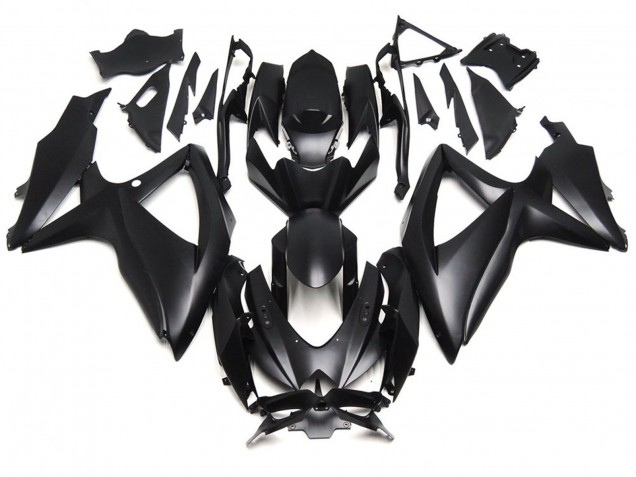 08-10 Nero Opaco Profondo GSXR 600-750 Carena Moto 08-10 Nero Opaco Profondo GSXR 600-750 Carena Moto