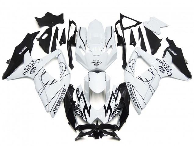 08-10 Personalizzato Corona Speciale Con Il Bianco GSXR 600-750 Carena Moto 08-10 Personalizzato Corona Speciale Con Il Bianco GSXR 600-750 Carena Moto