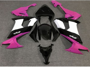 08-10 Rosa Lucido Bianco & Nero ZX10R Carena Moto
