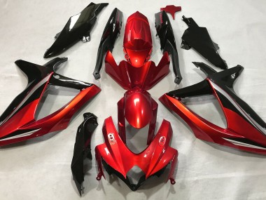 08-10 Rosso Lucido GSXR 600-750 Carena Moto