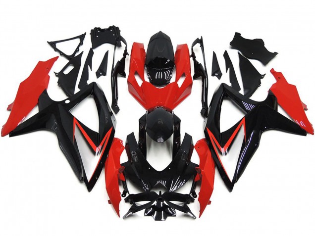 08-10 Stile Personalizzato Rosso OEM GSXR 600-750 Carena Moto 08-10 Stile Personalizzato Rosso OEM GSXR 600-750 Carena Moto