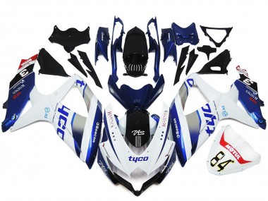 08-10 Tyco Stile Personalizzato Lucido GSXR 600-750 Carena Moto