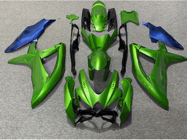 08-10 Verde & Blu GSXR 600-750 Carena Moto 08-10 Verde & Blu GSXR 600-750 Carena Moto