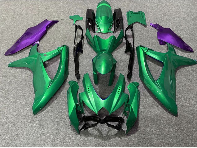 08-10 Verde & Viola GSXR 600-750 Carena Moto 08-10 Verde & Viola GSXR 600-750 Carena Moto