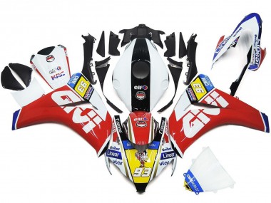 08-11 93 Numero Bianco & Rosso CBR1000RR Carena Moto