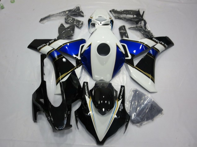 08-11 Blu & Oro Senza Marchio CBR1000RR Carena Moto 08-11 Blu & Oro Senza Marchio CBR1000RR Carena Moto