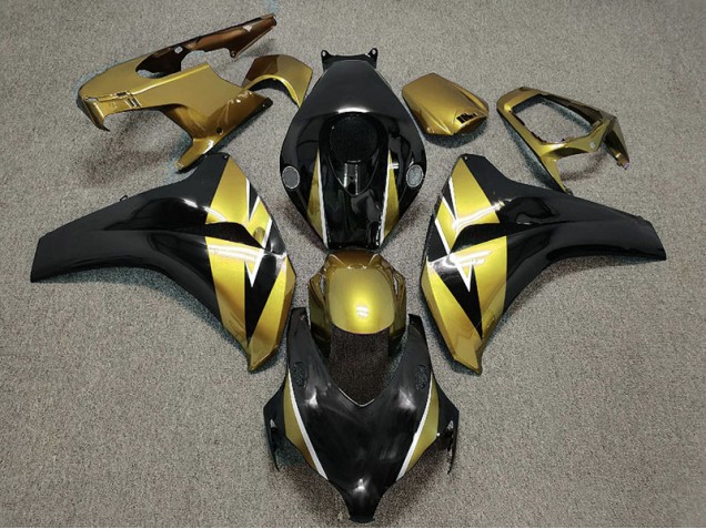 08-11 Oro & Nero CBR1000RR Carena Moto 08-11 Oro & Nero CBR1000RR Carena Moto