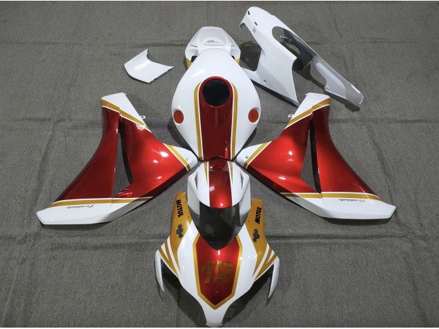 08-11 Oro & Rosso 19 CBR1000RR Carena Moto 08-11 Oro & Rosso 19 CBR1000RR Carena Moto