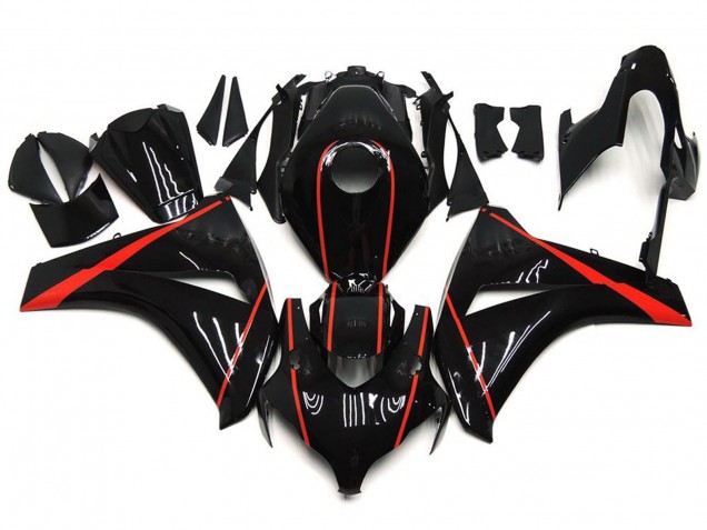 08-11 Rosso Lucido & Nero CBR1000RR Carena Moto 08-11 Rosso Lucido & Nero CBR1000RR Carena Moto