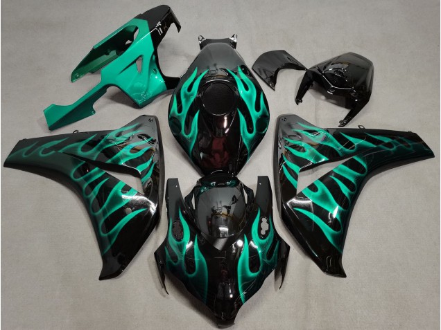 08-11 Sarcelle Flamme CBR1000RR Carena Moto 08-11 Sarcelle Flamme CBR1000RR Carena Moto