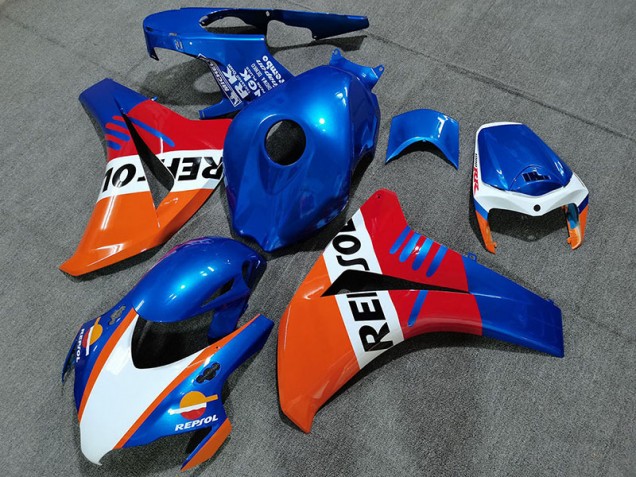 08-11 Stile Blu Perla Repsol CBR1000RR Carena Moto 08-11 Stile Blu Perla Repsol CBR1000RR Carena Moto