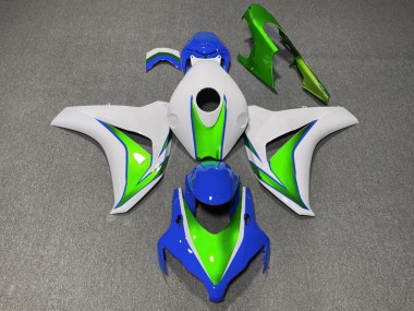 08-11 Verde Lucido & Blu CBR1000RR Carena Moto
