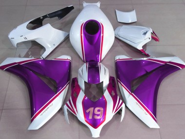 08-11 Viola Lucido & Bianco CBR1000RR Carena Moto