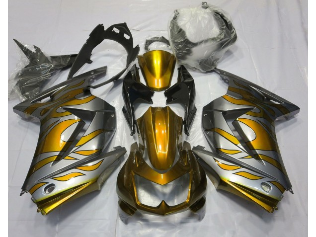 08-12 Oro & Argento Fiamma Ninja 250 Carena Moto