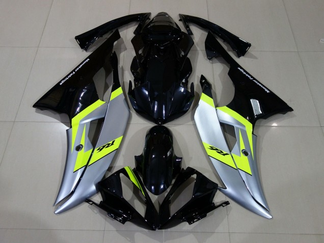 08-16 Nero Lucido & Argento R6 Carena Moto 08-16 Nero Lucido & Argento R6 Carena Moto