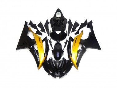 08-16 Nero & Oro Lucido R6 Carena Moto
