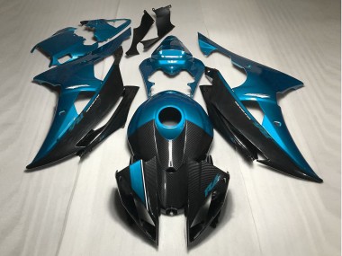 08-16 Stile Azzurro Con Fibra Di Carbonio R6 Carena Moto