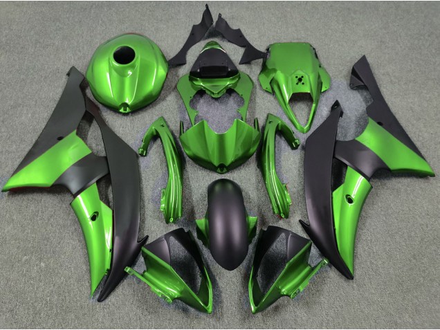 08-16 Verde & Nero Opaco R6 Carena Moto